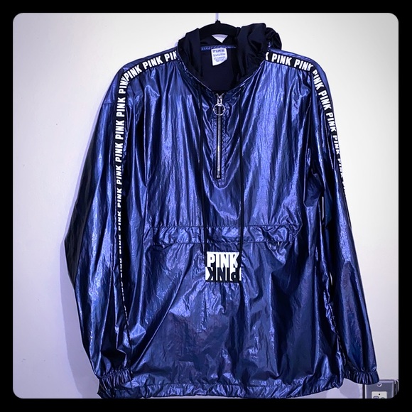 Blue victoria secret pink jacket xs